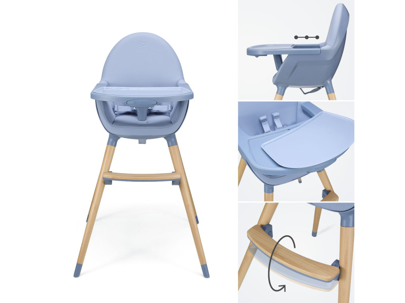 Стільчик для годування 2 в 1 Kinderkraft Fini 2 Nordic Breeze (KHFINI02NOR0000), Фото 3