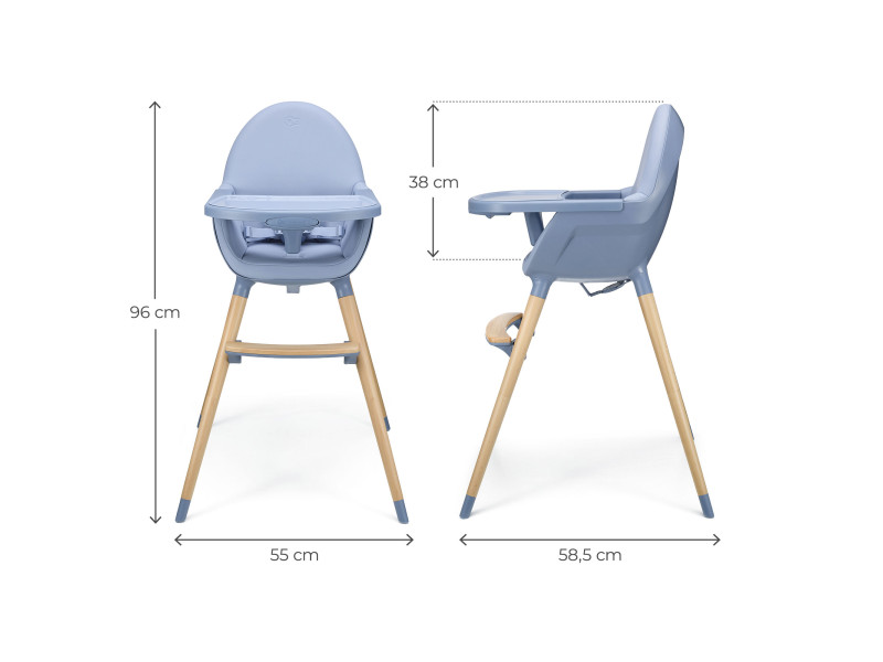 Стільчик для годування 2 в 1 Kinderkraft Fini 2 Nordic Breeze (KHFINI02NOR0000), Фото 10