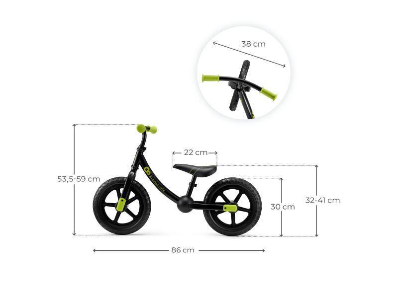 Беговел Kinderkraft 2Way Next Off Road Black (KR2WAY25BLK0000), Фото 3