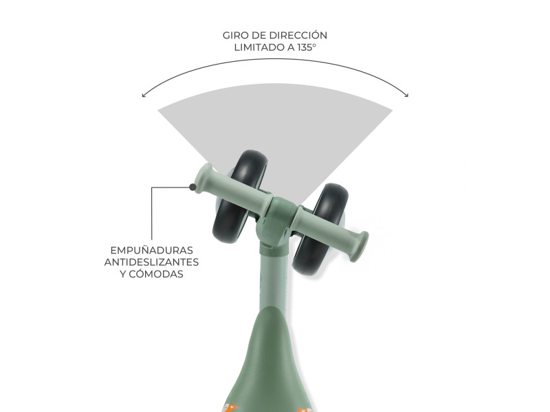 Каталка-беговел Kinderkraft Cutie Flash Green (KRCUFL00GRE0000), Фото 12