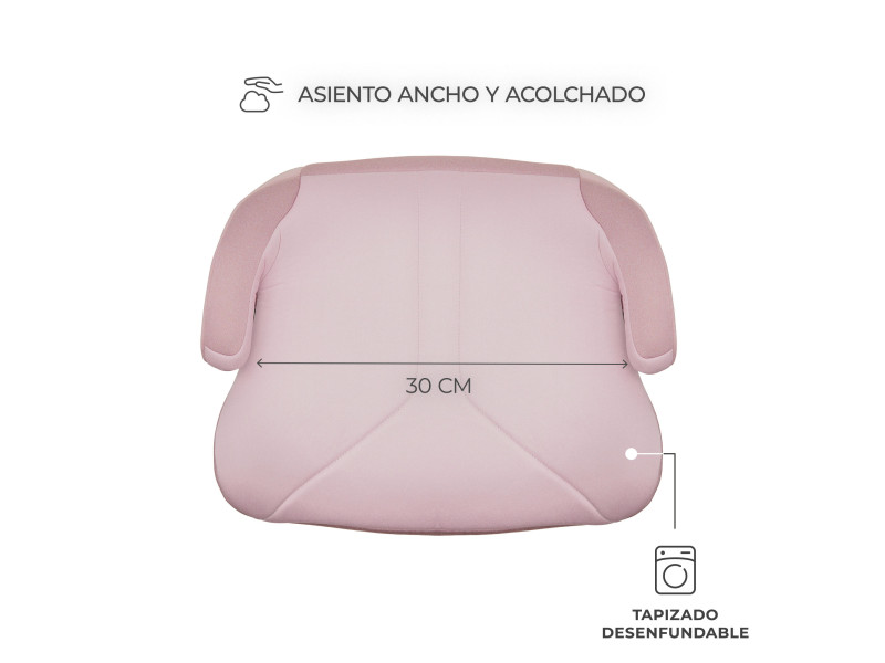 Автокрісло-бустер Kinderkraft i-Boost 2 Pink (KCIBOO02PNK0000), Фото 3