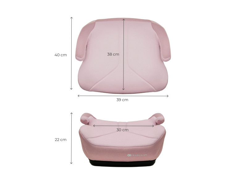 Автокрісло-бустер Kinderkraft i-Boost 2 Pink (KCIBOO02PNK0000), Фото 4