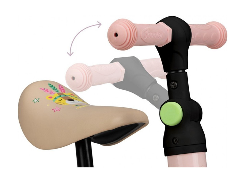 Біговел-велосипед MoMi LORIS 4 в 1 Pink, Фото 4