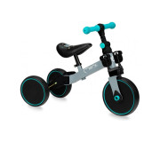 Беговел-велосипед MoMi LORIS 4 в 1 Grey-Turquoise