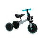 Беговел-велосипед MoMi LORIS 4 в 1 Grey-Turquoise
