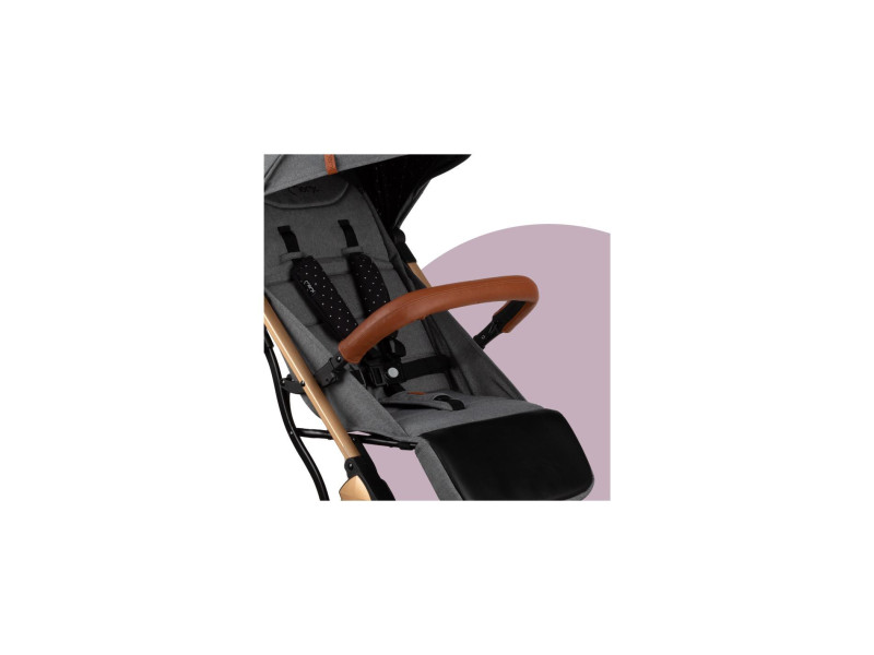 Коляска прогулянкова MoMi ESTELLE Gray-Gold, Фото 7