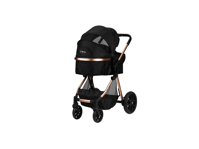 Коляска универсальная 2 в 1 MoMi LIMURU 2in1 black, Фото 4