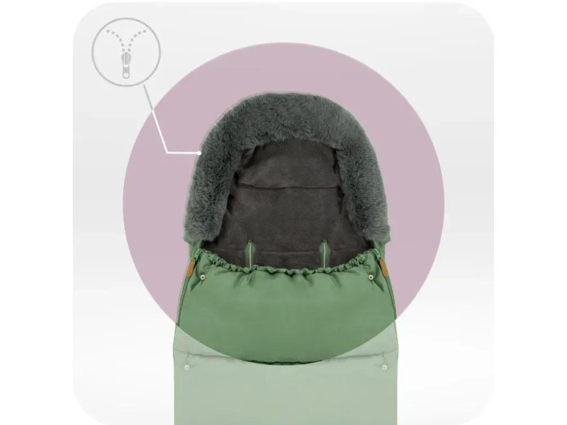 Конверт для коляски MoMi SARDI Green, Фото 5