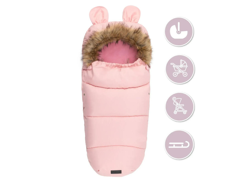 Конверт для коляски MoMi COZY Pink, Фото 3