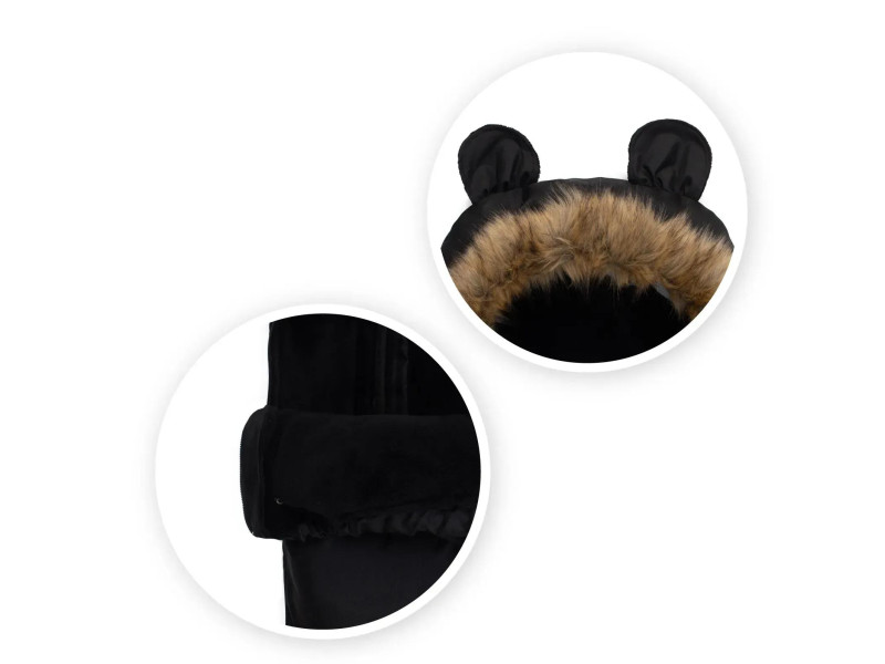 Конверт для коляски MoMi COZY Black, Фото 3