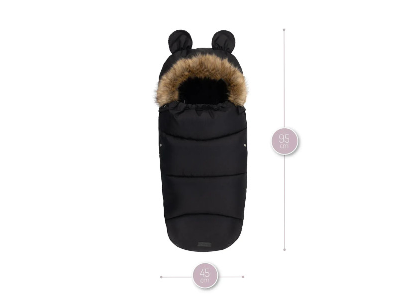 Конверт для коляски MoMi COZY Black, Фото 5