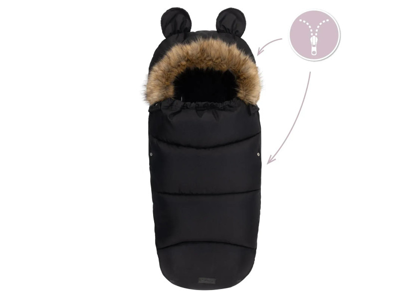 Конверт для коляски MoMi COZY Black, Фото 6