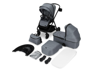 Коляска універсальна 2 в 1 MoMi GISELLE Gray