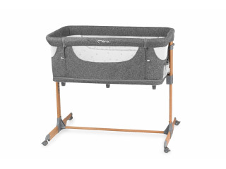 Ліжечко дитяче прямокутне MoMI SMART BED 4in1 Gray