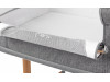 Ліжечко дитяче прямокутне MoMI SMART BED 4in1 Gray, Фото 14
