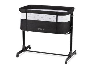 Ліжечко дитяче прямокутне MoMi REVO Dark Gray