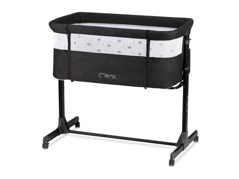 Ліжечко дитяче прямокутне MoMi REVO Dark Gray, Фото 1