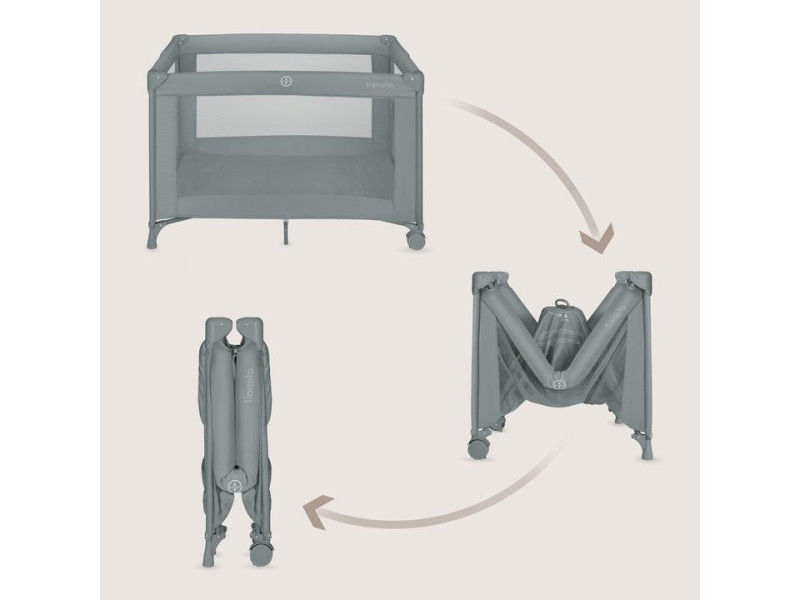 Манеж Lionelo AMELIE GREY CONCRETE, Фото 3