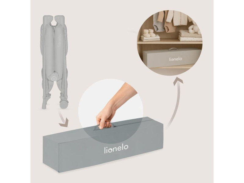 Манеж Lionelo AMELIE GREY CONCRETE, Фото 5