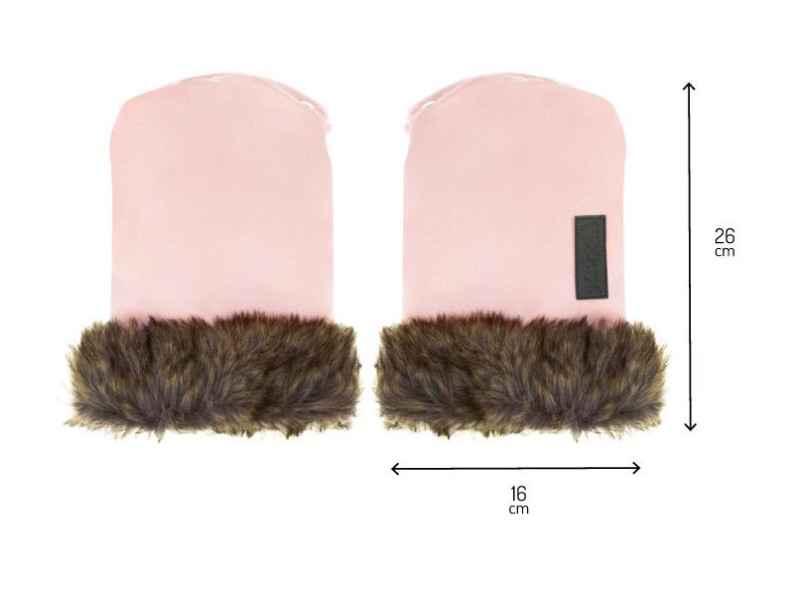 Муфта-рукавиці для коляски MoMi SILDI Pink, Фото 8