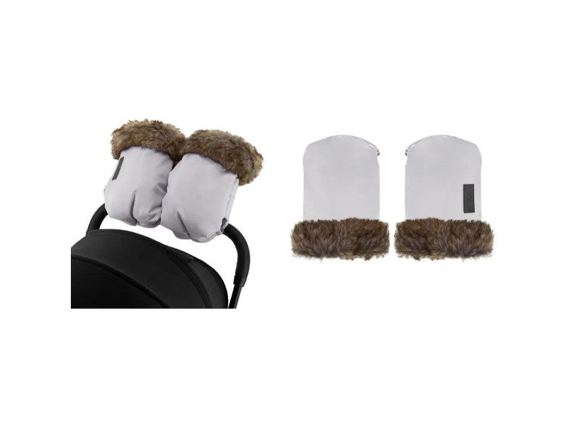 Муфта-рукавиці для коляски MoMi SILDI Gray, Фото 5