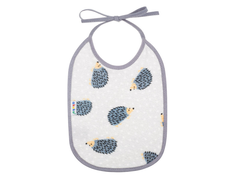 Нагрудник на завязках, Ежики Akuku A1664, Фото 1