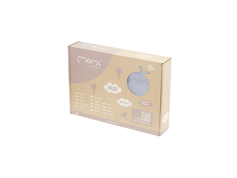 Плед дитячий літо MoMi HUG Grey, Фото 3