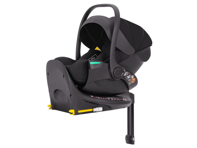 Автокрісло+база CARRELLO Vega lite CRL-13808/2 Absolute Black i-Size 40-87см ISOFIX з обертанням, Фото 1