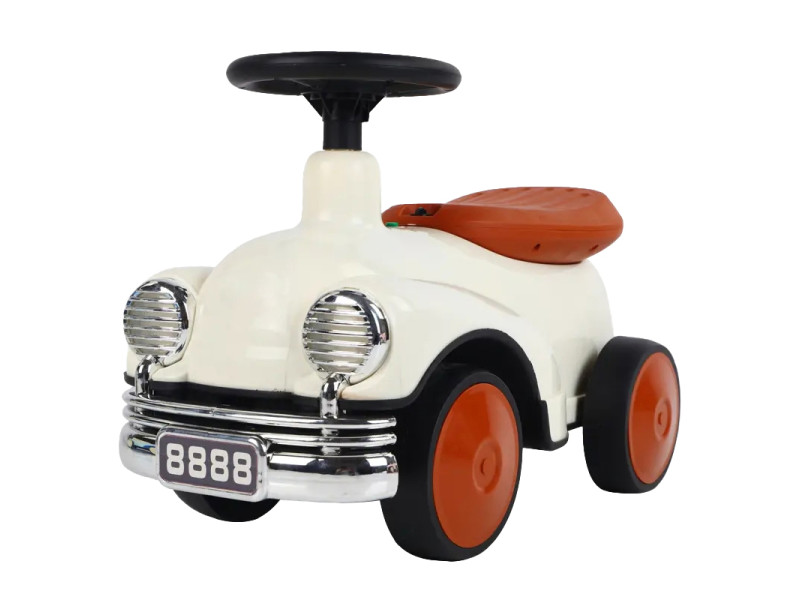 Біговел-толокар BB-0014 White муз.світ, Фото 1