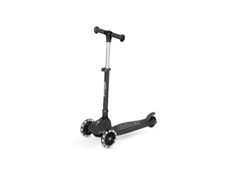 Самокат триколісний дитячий з LED підсвіткою колес Sparkling Black