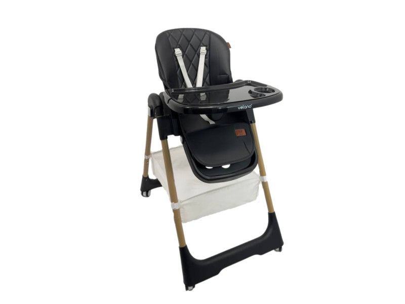 Стілець для годування дитини VELANO Nexi, black, Фото 1
