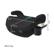 Автокрісло-бустер CARRELLO Next CRL-16011 Midnight Black i-Size ISOFIX 125-150см+напр.рем, підскл /2