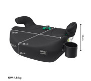 Автокрісло-бустер CARRELLO Next CRL-16011A Midnight Black i-Size 125-150см+напр.рем, підскл /2/