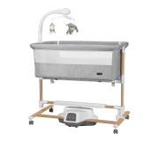 Детская кроватка-качалка CARRELLO Bloom CRL-10304 Anchor Grey Wooden