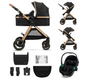 Універсальна коляска 3 в 1 Kinderkraft Esme Pro Pure Black (KSESME00BLK300N)