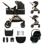 Універсальна коляска 3 в 1 Kinderkraft Esme Pro Pure Black (KSESME00BLK300N)