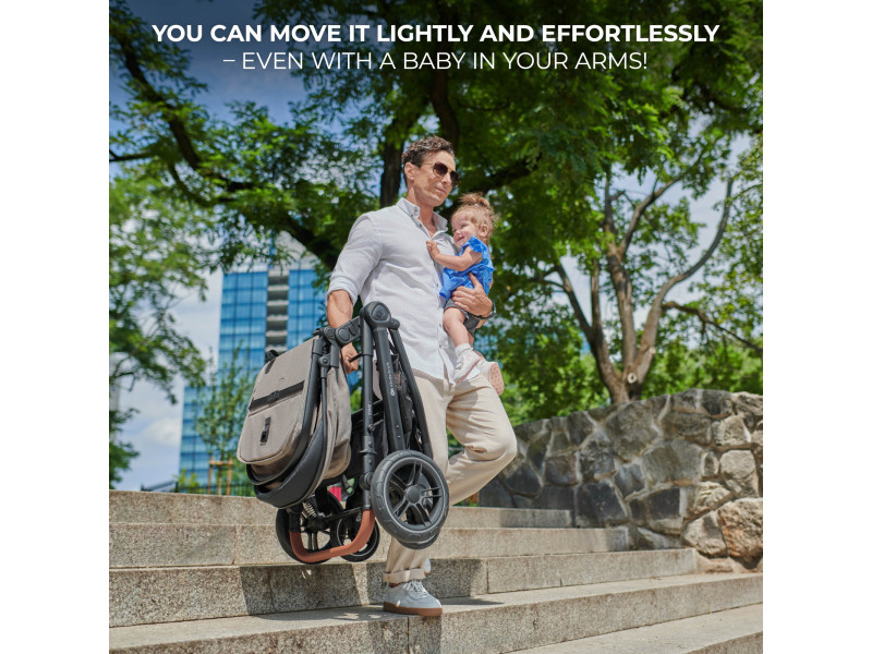 Універсальна коляска 3 в 1 Kinderkraft Esme Pro Pure Black (KSESME00BLK300N), Фото 7