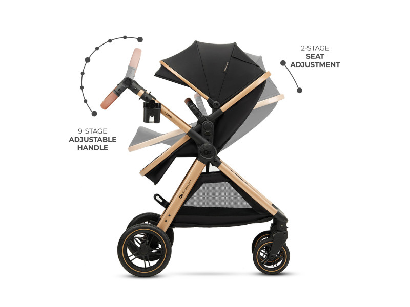 Універсальна коляска 3 в 1 Kinderkraft Esme Pro Pure Black (KSESME00BLK300N), Фото 9
