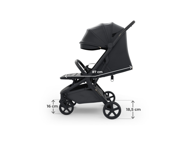 Прогулянкова коляска Kinderkraft Nubi 3 Midnight Black (KSNUBI03BLK0000), Фото 11