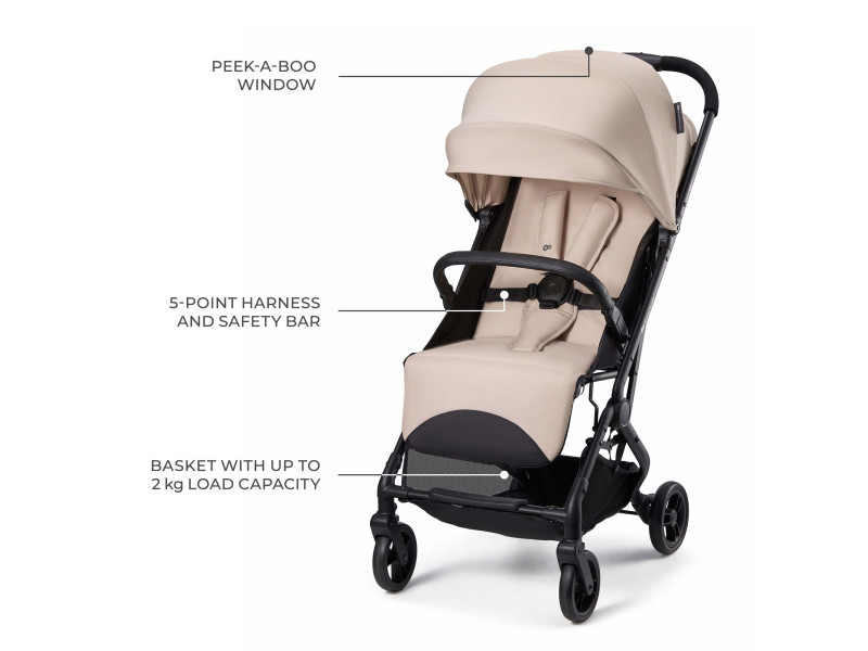 Прогулянкова коляска Kinderkraft Indy 3 Misty Beige (KSINDY03BEG0000), Фото 15