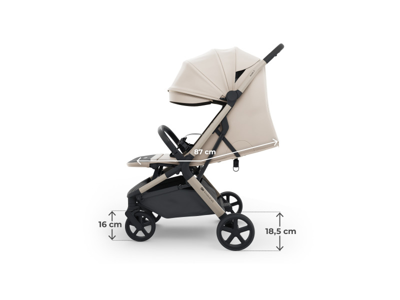Прогулянкова коляска Kinderkraft Nubi 3 Sand Beige (KSNUBI03BEG0000), Фото 11
