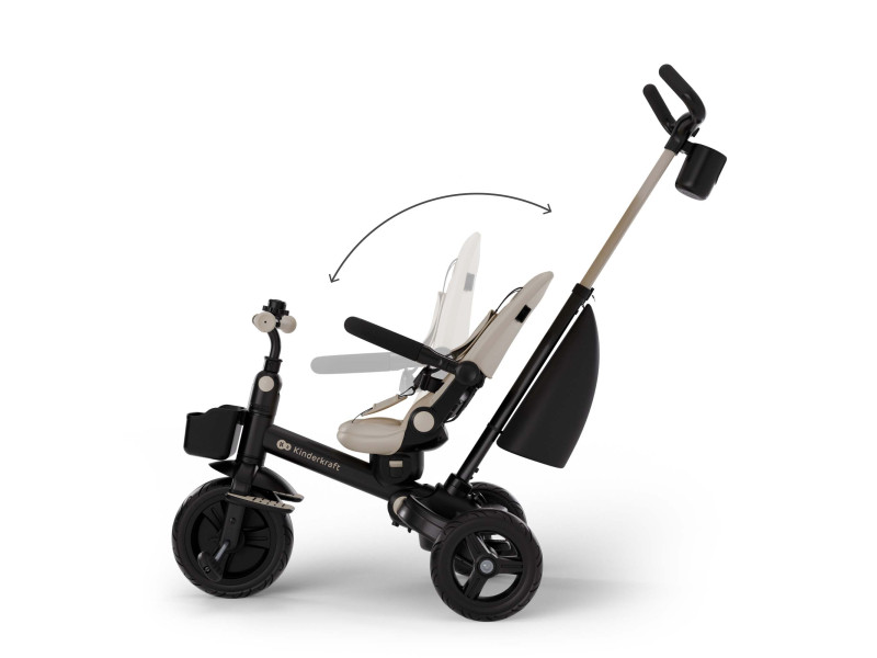 Триколісний велосипед Kinderkraft Aveo 2 Plus Beige (KRAVEO02BEG0000), Фото 13