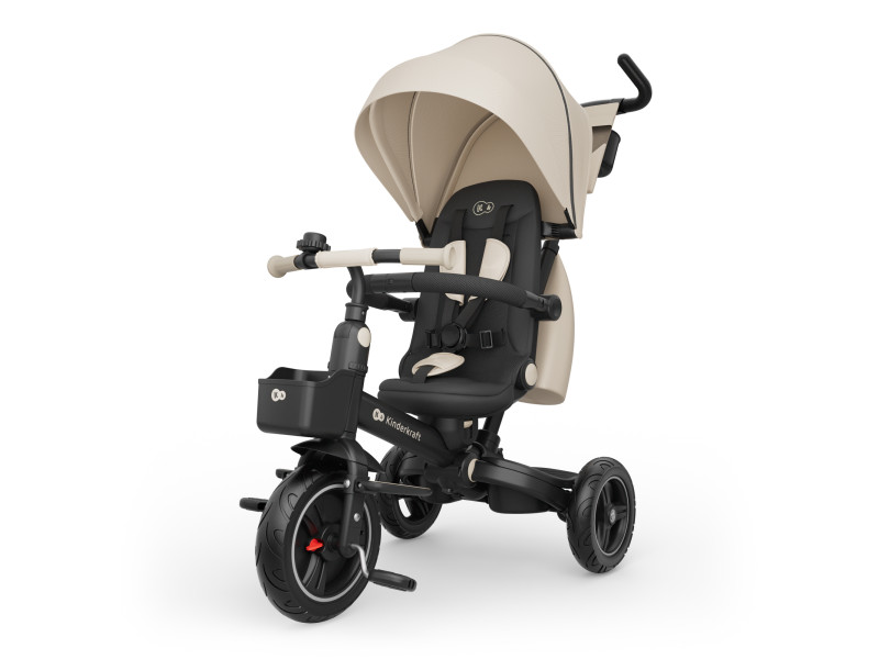 Триколісний велосипед Kinderkraft Spinstep 2 Plus Beige (KRSPST02BEGPL00), Фото 1