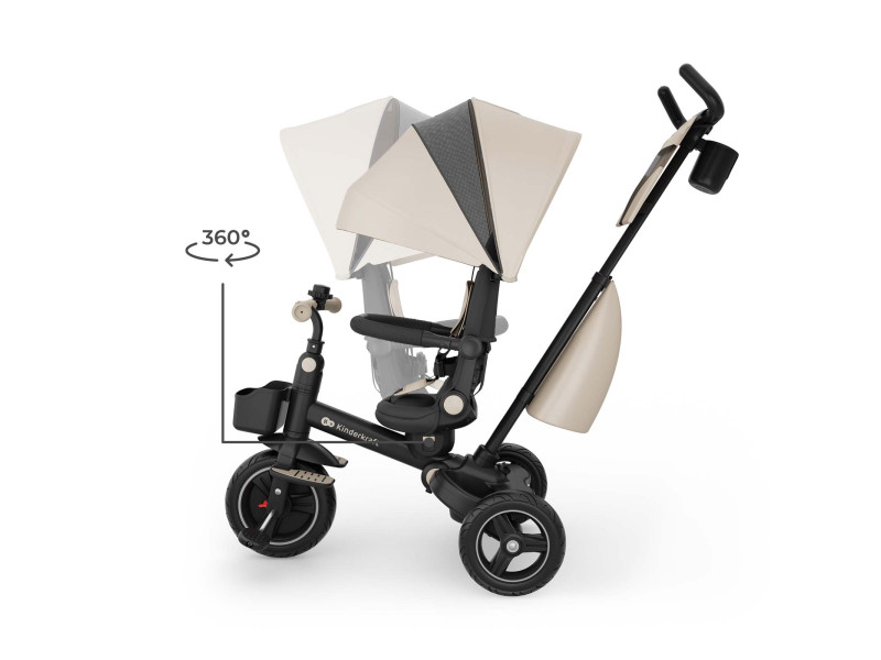 Триколісний велосипед Kinderkraft Spinstep 2 Plus Beige (KRSPST02BEGPL00), Фото 20
