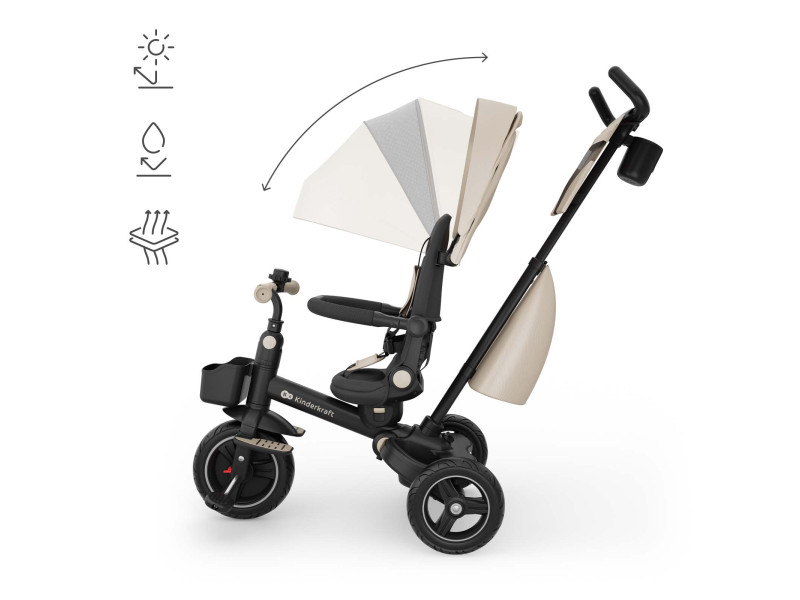 Триколісний велосипед Kinderkraft Spinstep 2 Plus Beige (KRSPST02BEGPL00), Фото 22