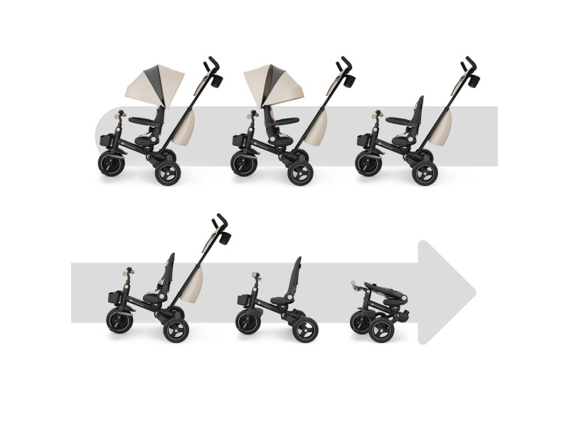 Триколісний велосипед Kinderkraft Spinstep 2 Plus Beige (KRSPST02BEGPL00), Фото 10