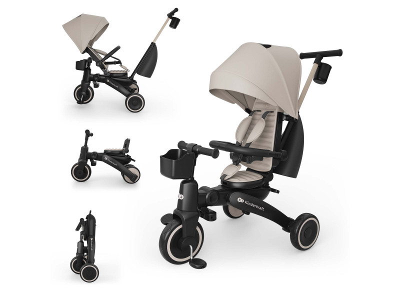 Триколісний велосипед Kinderkraft Jazz 3 Beige (KRJAZZ03BEG0000), Фото 1