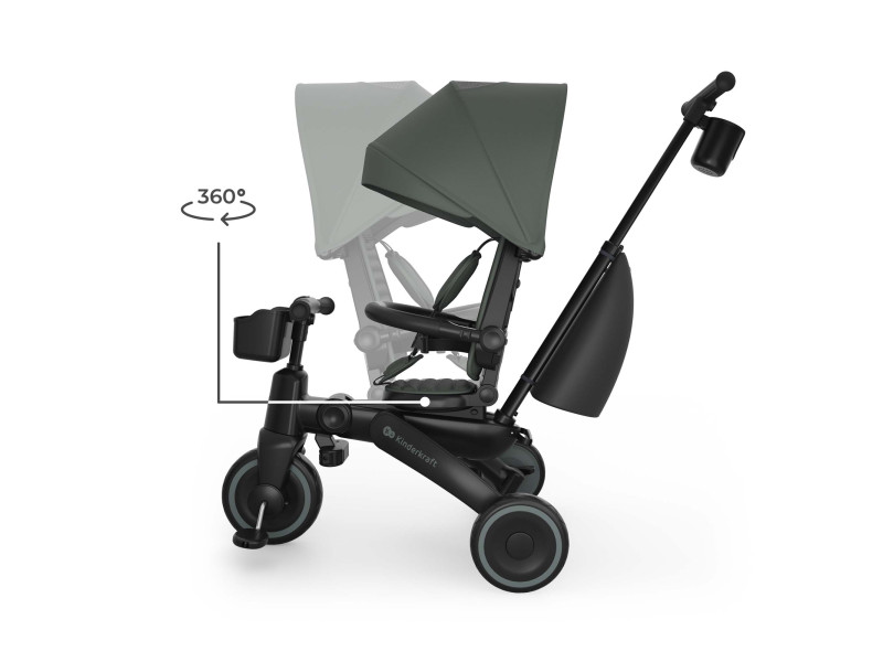 Триколісний велосипед Kinderkraft Jazz 3 Green (KRJAZZ03GRE0000), Фото 19