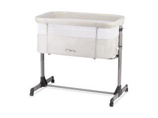 Ліжечко дитяче прямокутне MoMi REVO Light Gray