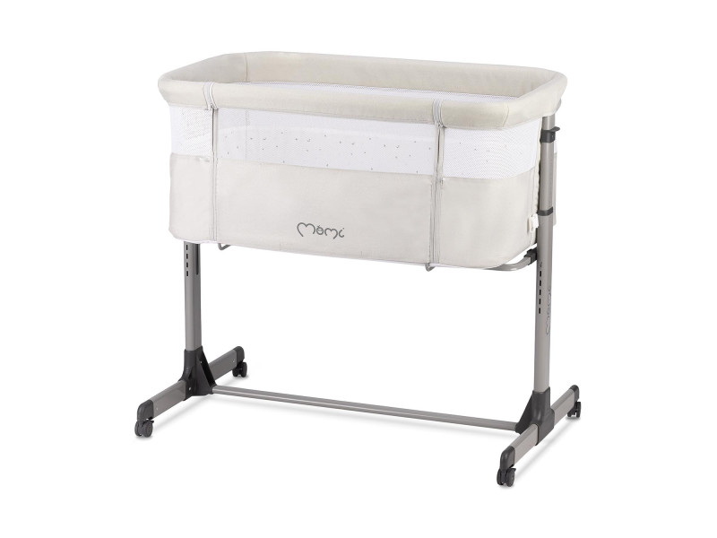 Ліжечко дитяче прямокутне MoMi REVO Light Gray, Фото 1